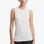 Cut Away Crew Tank in White | James Perse Los Angeles