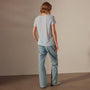 Stretch Jersey Short Sleeve in Open Sky | James Perse Los Angeles