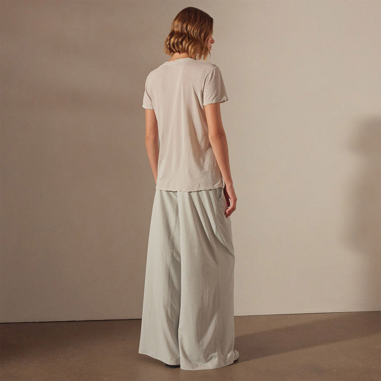 Stretch Jersey Short Sleeve in Salt | James Perse Los Angeles