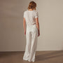 Stretch Jersey Short Sleeve in White | James Perse Los Angeles