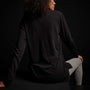 Long Sleeve High Gauge Jersey Tee - Black | James Perse Los Angeles