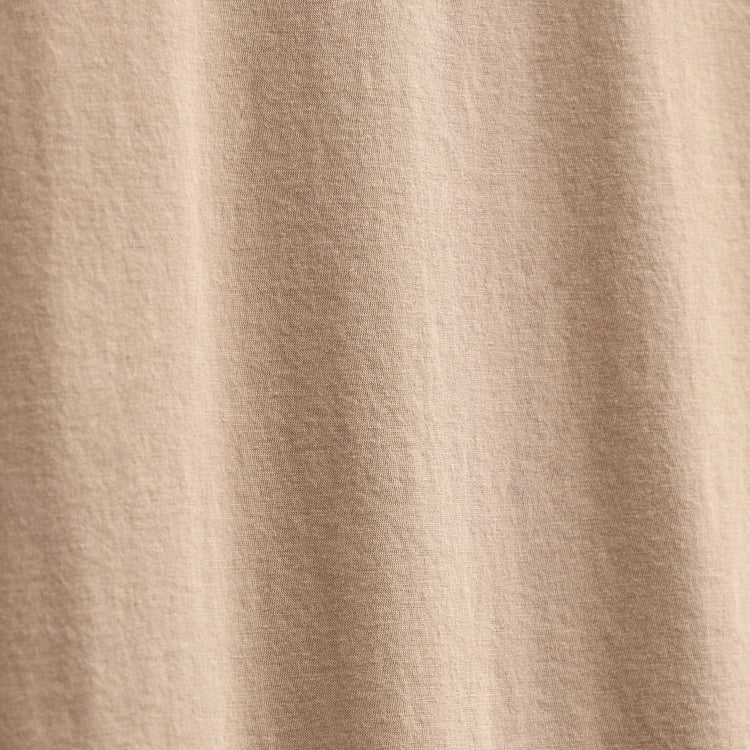 Short Sleeve Elevated Lotus Jersey Crew in Coffee | James Perse Los Angeles FLAT