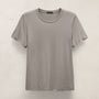 Luxe Lotus Jersey Crew in Fog | James Perse Los Angeles