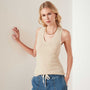 Cotton Linen Sweater Tank In Natural | James Perse Los Angeles