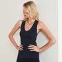 Cotton Linen Sweater Tank In Navy | James Perse Los Angeles