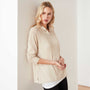 Cotton Linen Raglan Hoodie In Natural | James Perse Los Angeles