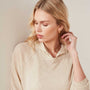 Cotton Linen Raglan Hoodie In Natural | James Perse Los Angeles