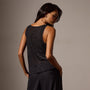 Metallic Knit Tank in Black | James Perse Los Angeles