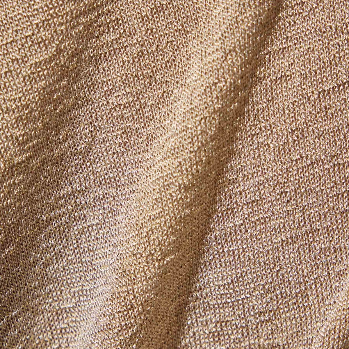 Metallic Knit Tank Dress in Gold | James Perse Los Angeles