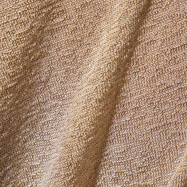 Metallic Knit Tank Dress in Gold | James Perse Los Angeles