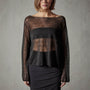Soleil Linen Shell Top in Black | James Perse Los Angeles