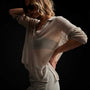 Soleil Linen Polo in Natural | James Perse Los Angeles