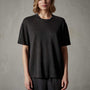 Dunes Linen Crew in Black/Black | James Perse Los Angeles