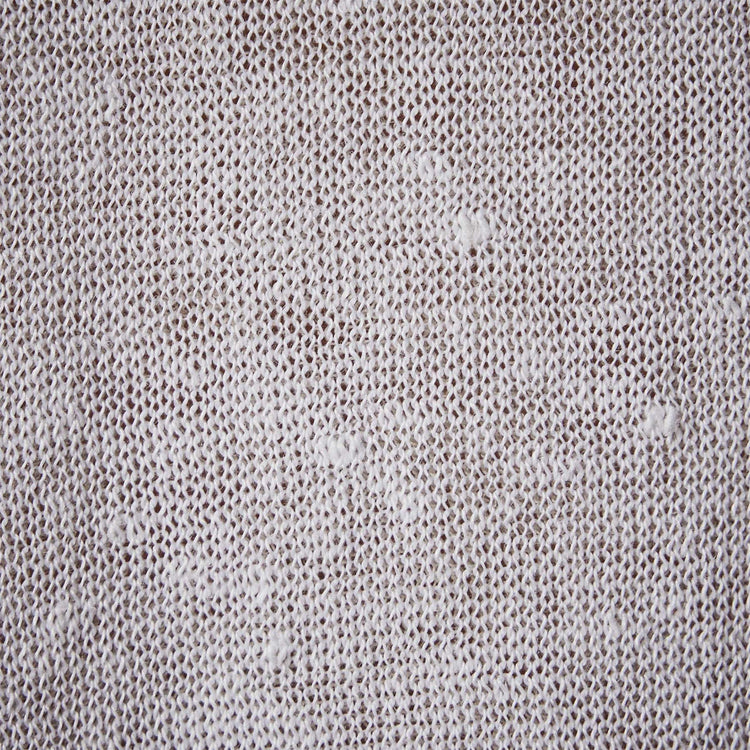Dunes Linen Crew in White/Natural | James Perse Los Angeles