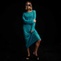 Soleil Linen Caftan in Jade | James Perse Los Angeles