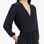 Silk Charmeuse Dress In French Navy | James Perse Los Angeles