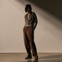 Women's Suede Shearling Loafer in Havana/Ivory | James Perse Los Angeles