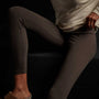 Stretch Jersey Long Leggings in Carbon | James Perse Los Angeles