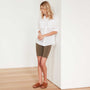 Stretch Jersey Bike Short In Platoon | James Perse Los Angeles