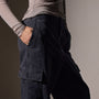 Herringbone Utility Pant in Blue Noir Pigment | James Perse Los Angeles