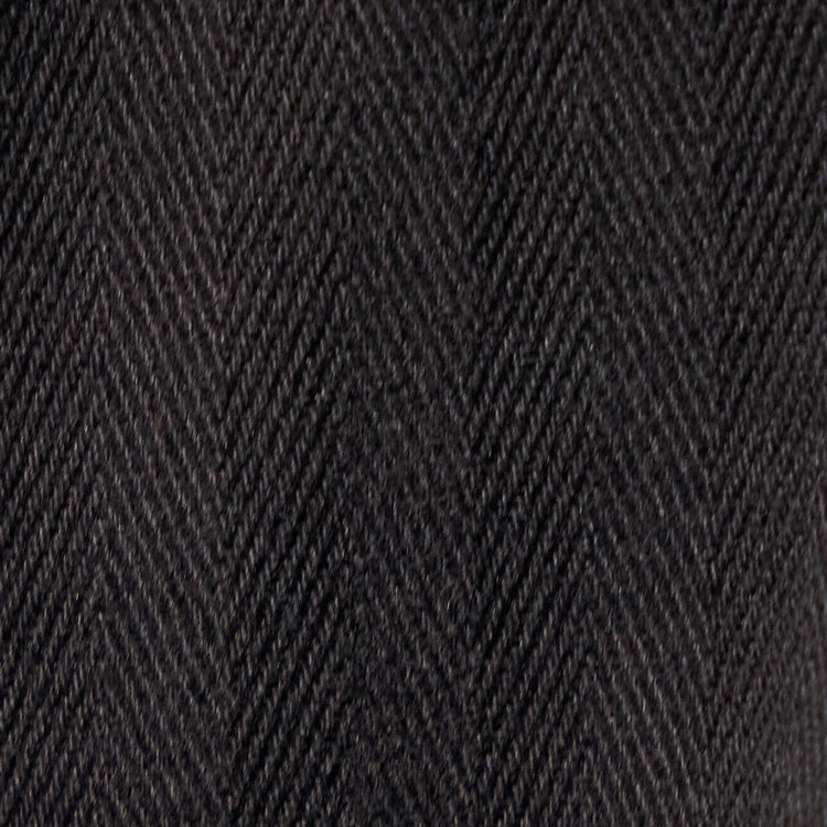 Stretch Herringbone Jumpsuit - Black