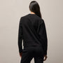 Italian Knit Raglan Mockneck in Black | James Perse Los Angeles