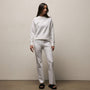 Italian Knit Raglan Mockneck in White | James Perse Los Angeles