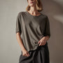 High Gauge Oversized Tee in Burro Pigment | James Perse Los Angeles