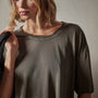High Gauge Oversized Tee in Burro Pigment | James Perse Los Angeles