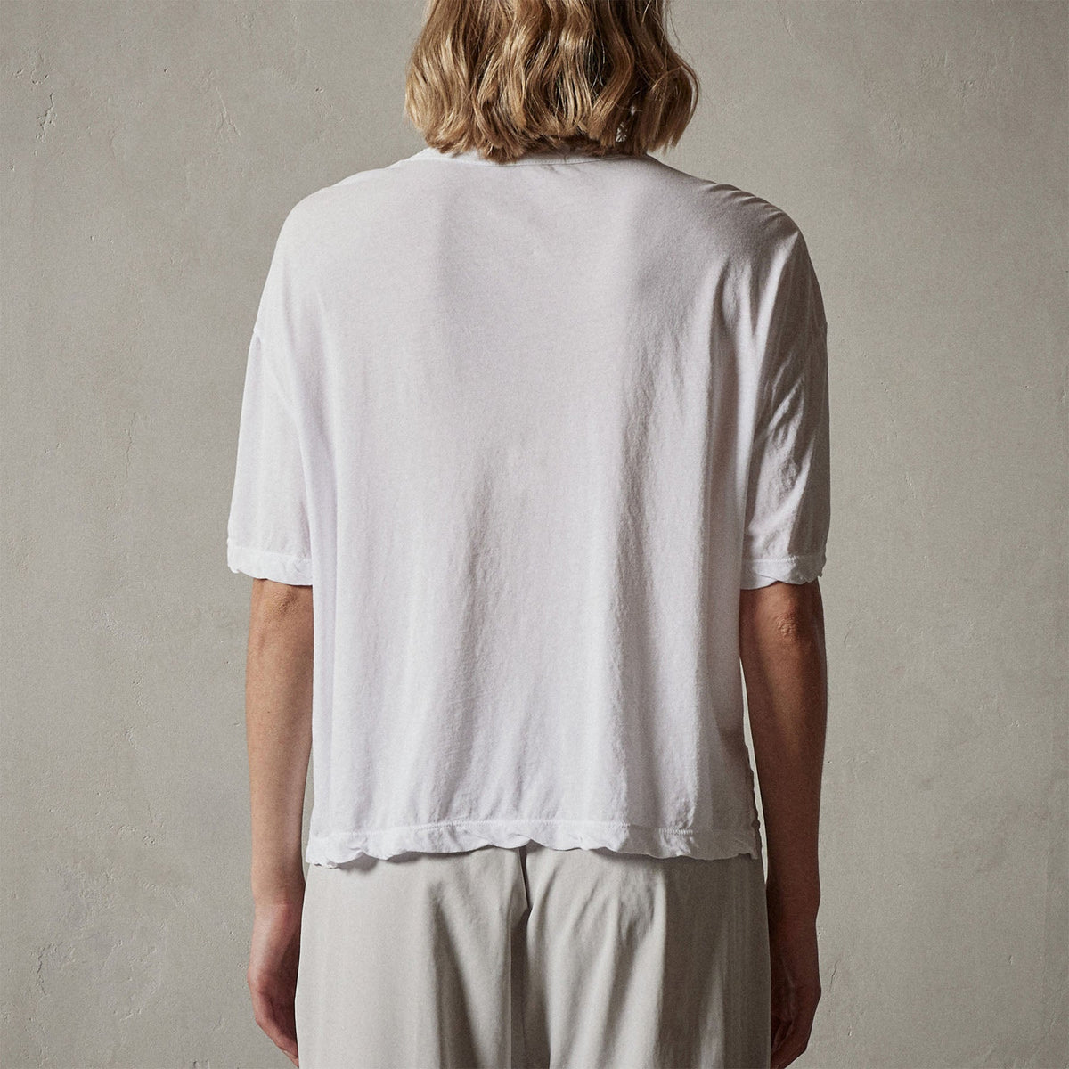 High Gauge Oversized Tee in White | James Perse Los Angeles