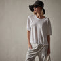 High Gauge Oversized Tee in White | James Perse Los Angeles