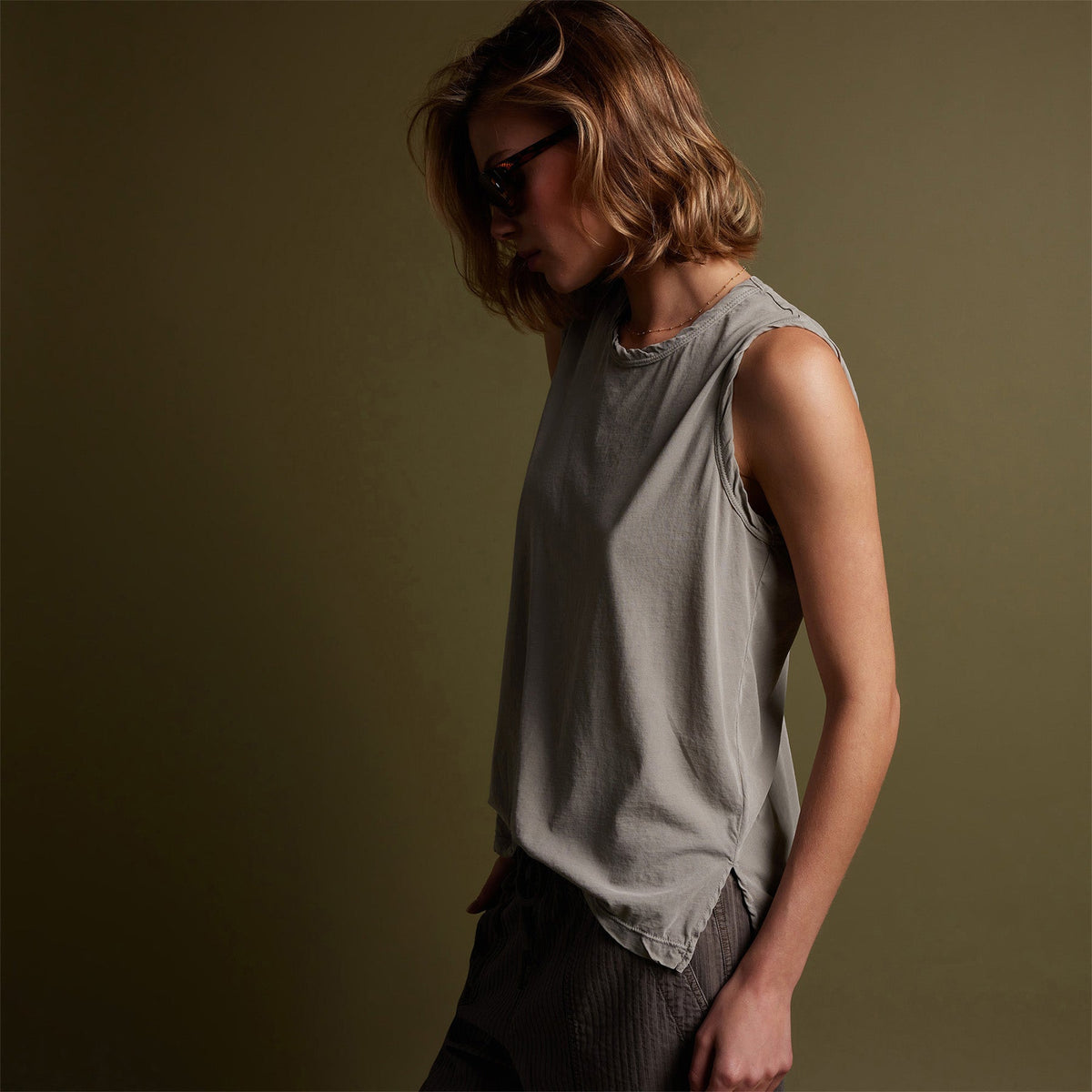 Cove Tank in Mineral Pigment | James Perse Los Angeles