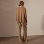 High Gauge Fresca Long Sleeve Baby Doll Tee in Cashew | James Perse Los Angeles