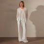High Gauge Fresca Long Sleeve Baby Doll Tee in White | James Perse Los Angeles