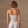 High Gauge Drop Front Camisole in White | James Perse Los Angeles