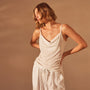 High Gauge Drop Front Camisole in White | James Perse Los Angeles