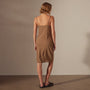 High Gauge Drop Front Dress in Cashew | James Perse Los Angeles