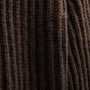 Recycled Cashmere Zip Funnel Neck in Kona/Black | James Perse Los Angeles FLAT