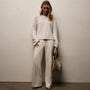Chunky Italian Spun Cashmere Crew In Ivory | James Perse Los Angeles