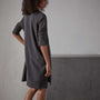 High Twist Jersey Relaxed Polo Dress - Magma Pigment
