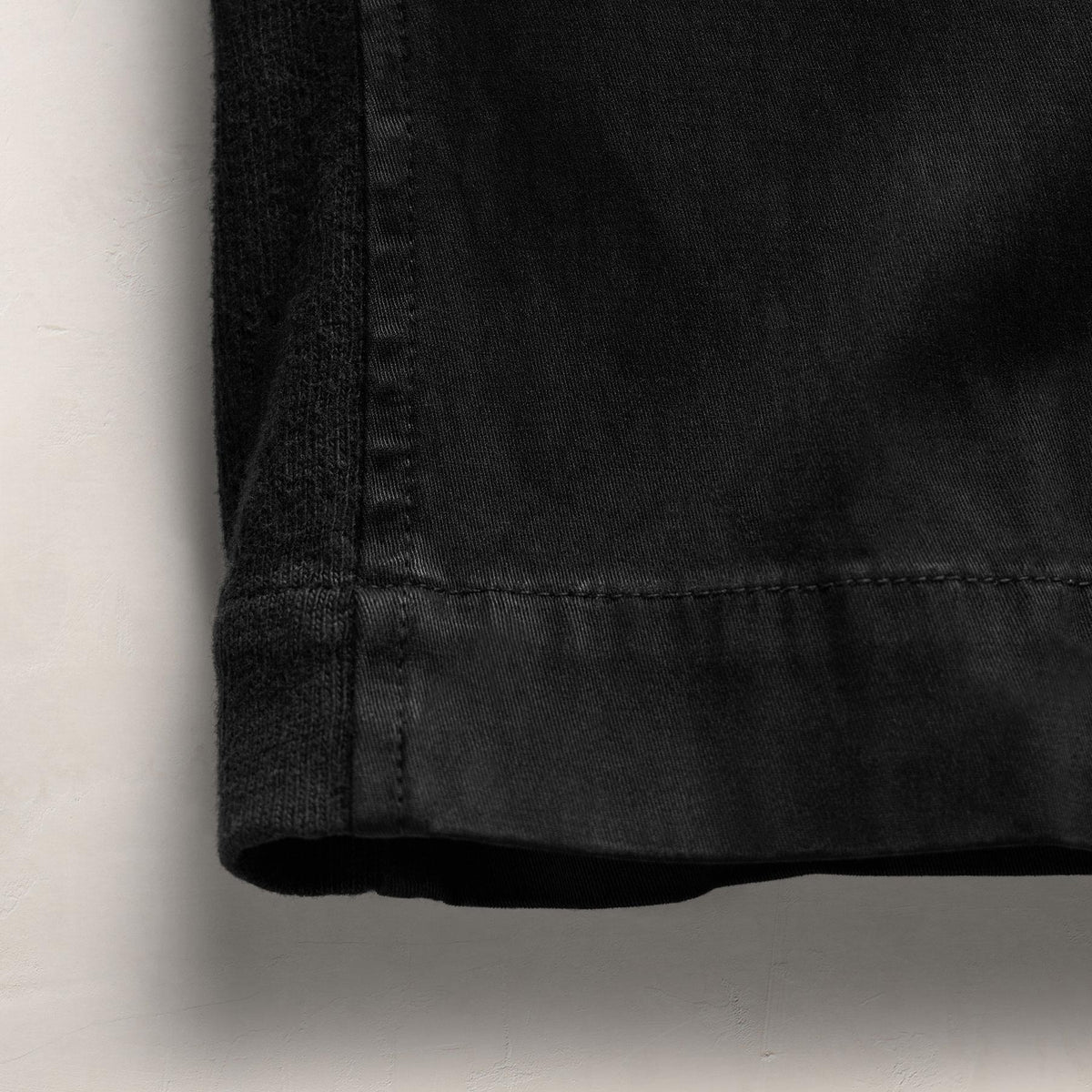 Mixed Media Straight Pant in Black | James Perse Los Angeles