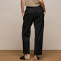 Mixed Media Straight Pant in Black | James Perse Los Angeles