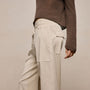 Mixed Media Straight Pant in Talc | James Perse Los Angeles