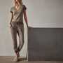 Mixed Media Pant in Ammo Pigment | James Perse Los Angeles