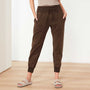 Mixed Media Pant in Black Olive Pigment | James Perse Los Angeles