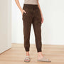 Mixed Media Pant In Black Olive Pigment | James Perse Los Angeles