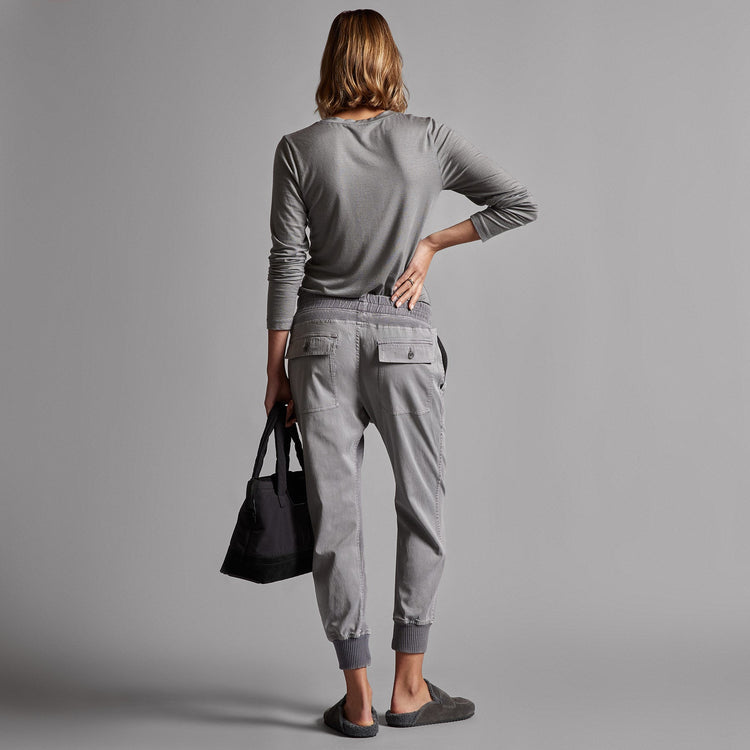 Mixed Media Pant in Breeze Pigment | James Perse Los Angeles