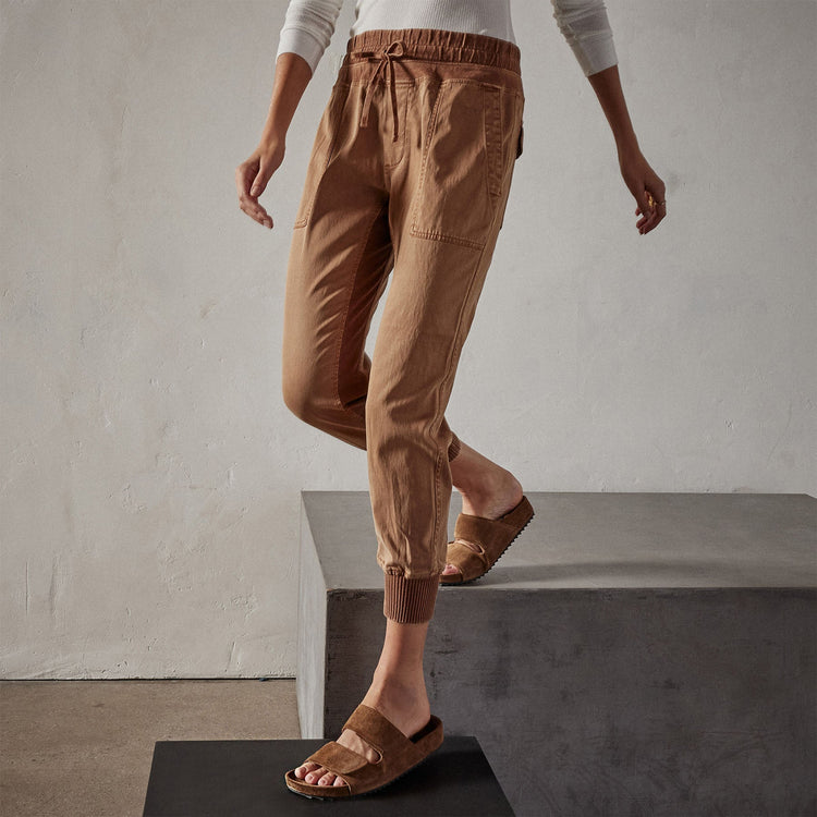 Mixed Media Pant in Copper Pigment | James Perse Los Angeles