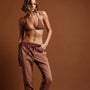 Mixed Media Pant in Nutmeg Pigment | James Perse Los Angeles