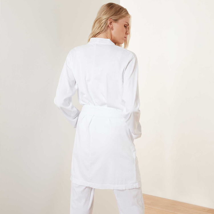 Jersey Robe - White | James Perse Los Angeles